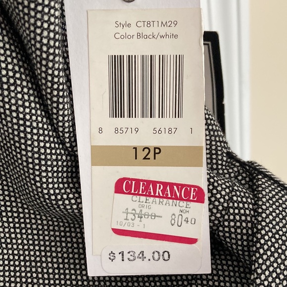 Calvin Klein dress size 12P NWT - Picture 6 of 6